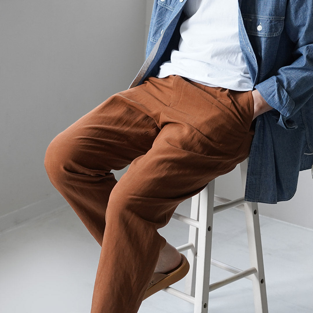 FANTASTICDAYS / Breeze Linen Rayon Easy Pants
