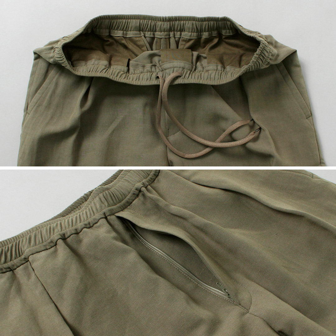 FANTASTICDAYS / Breeze Linen Rayon Easy Pants