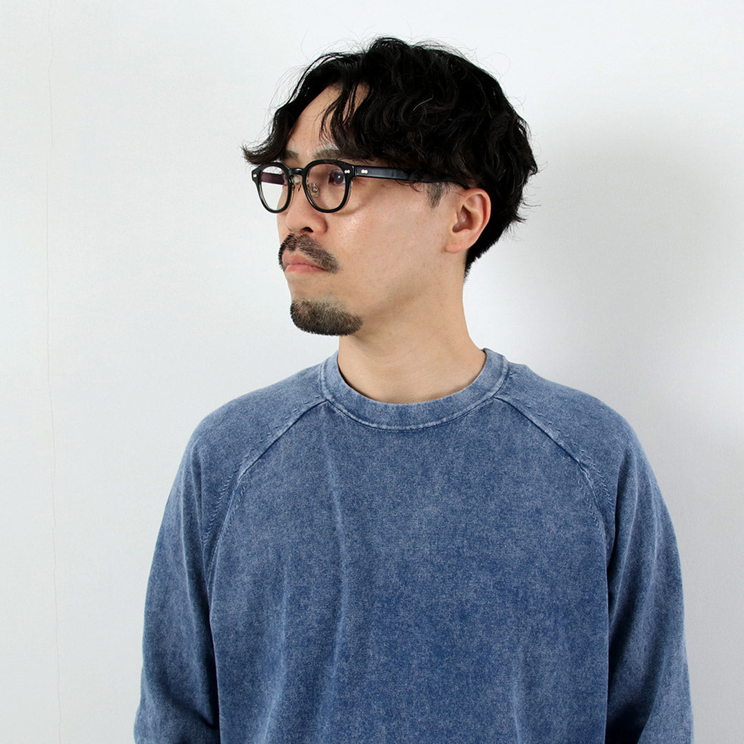RYE TENDER / 루이스 피그먼트 다이 라글란 긴팔 티셔츠