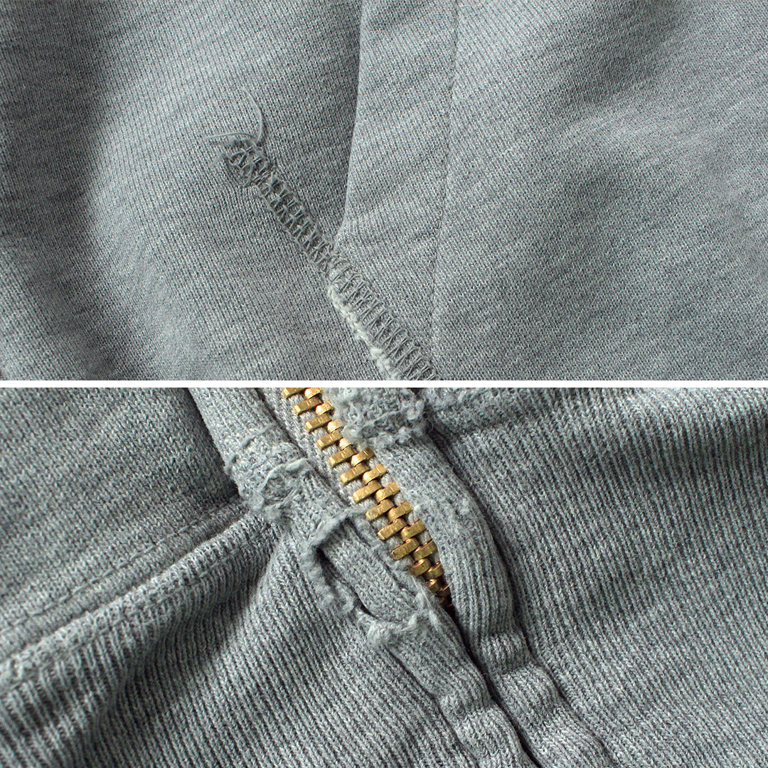 REMI RELIEF / SP 가공 브러쉬드 플리스 지퍼 파카 뉴핏 스웨트셔츠