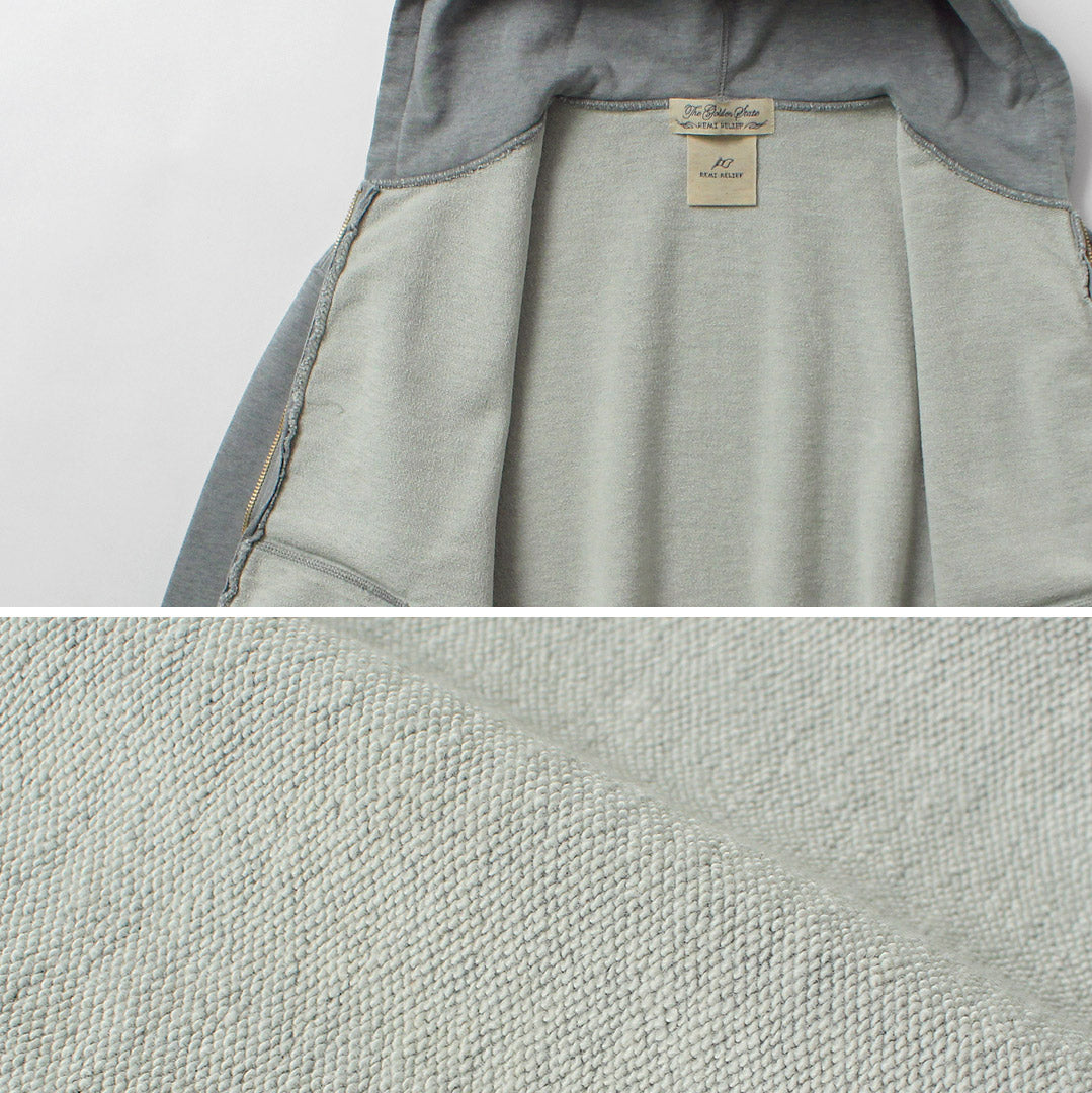 REMI RELIEF / SP 가공 브러쉬드 플리스 지퍼 파카 뉴핏 스웨트셔츠