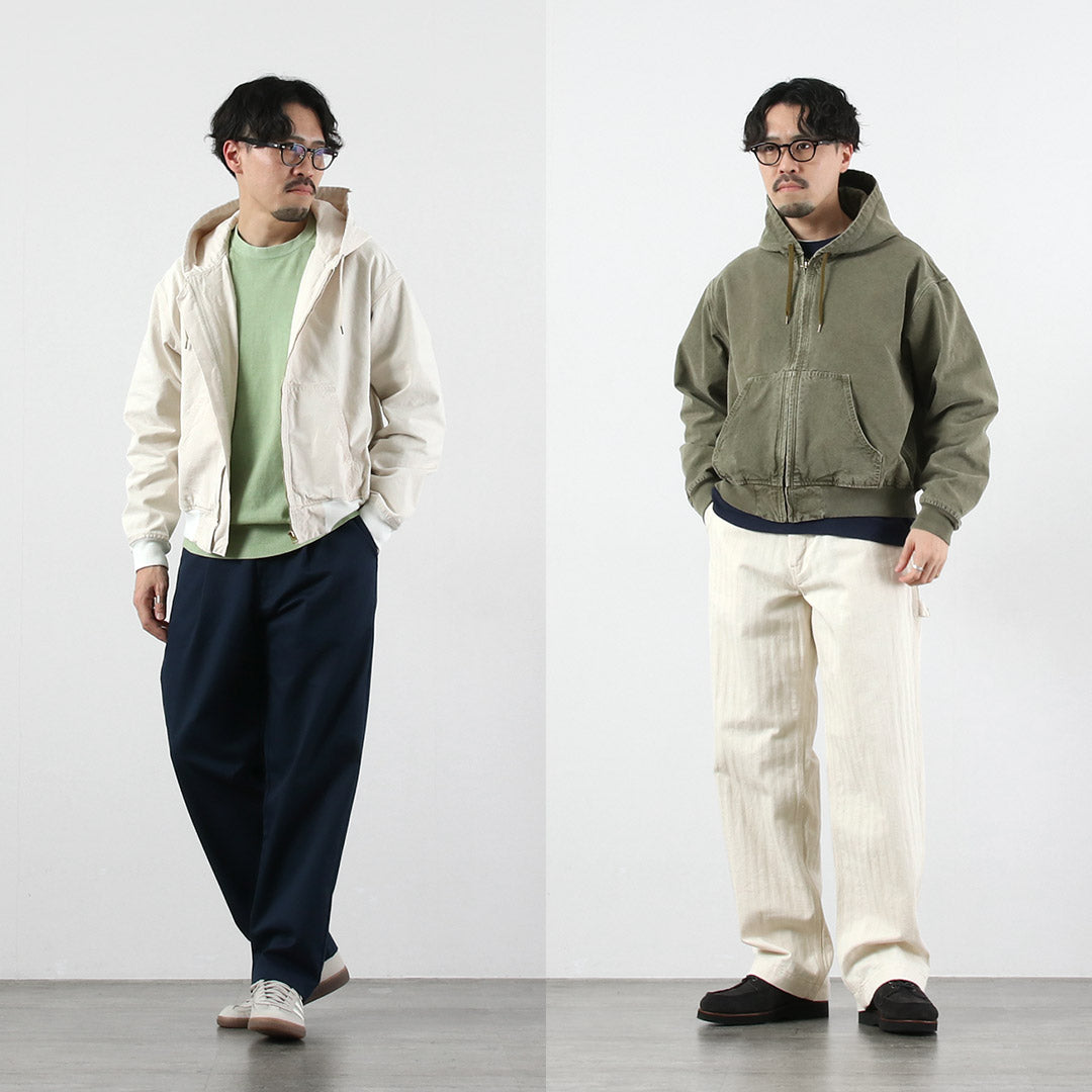 REMI RELIEF / 軍用規格鴨食拉鍊夾克