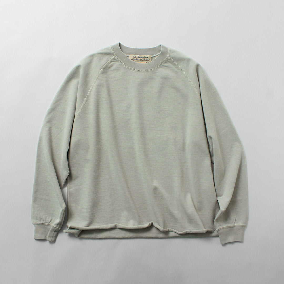 REMI RELIEF / SP 가공 수피마 브러쉬드 플리스 라글란 크루 스웨트셔츠