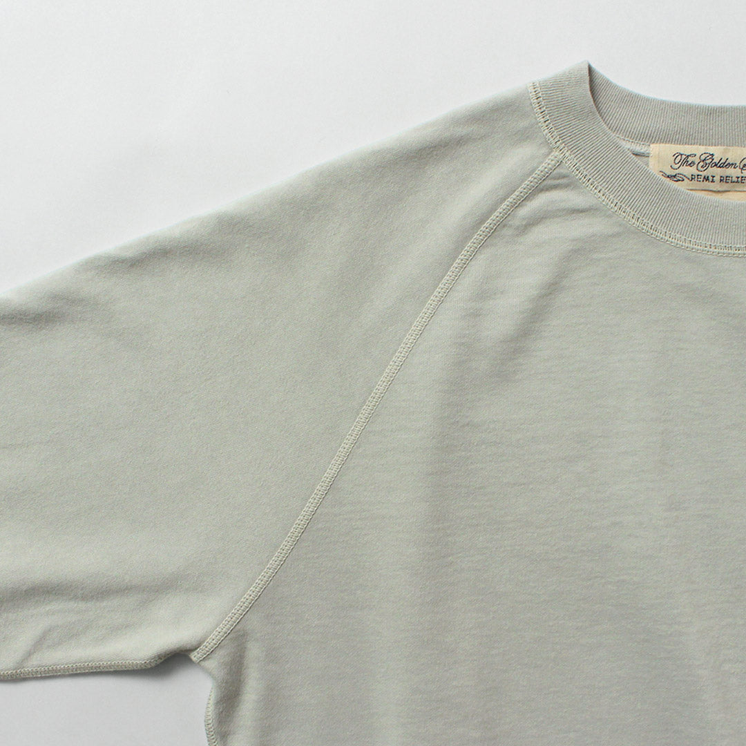 REMI RELIEF / SP 가공 수피마 브러쉬드 플리스 라글란 크루 스웨트셔츠