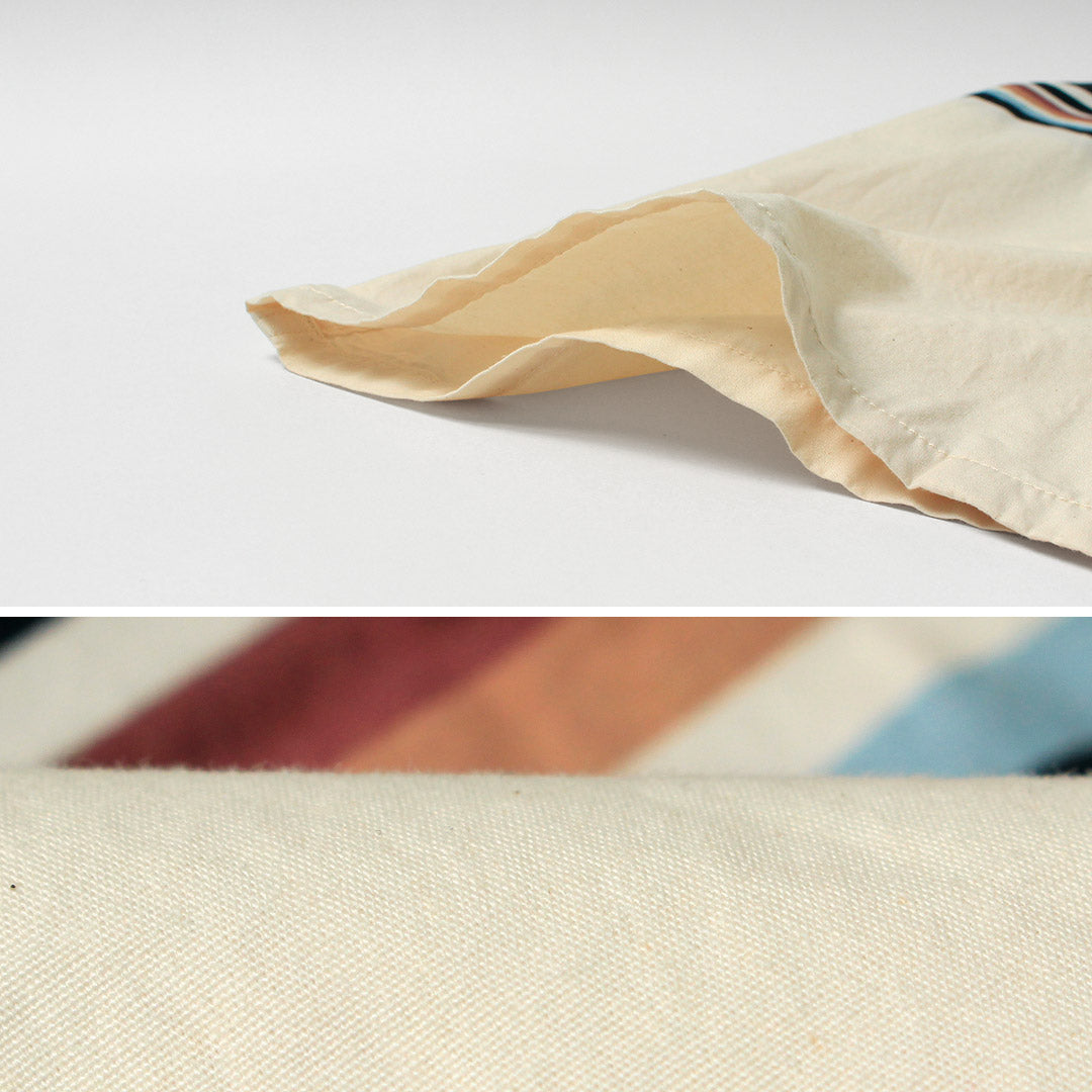 TOWNCRAFT / Printed Long Sleeve Loop Collar Shirt