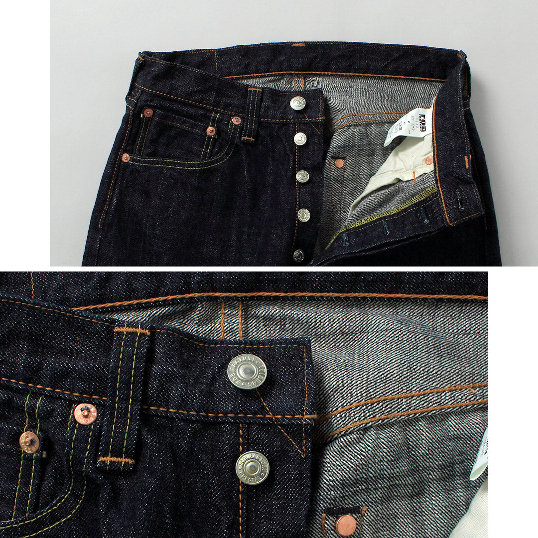 FOB FACTORY / F143 Selvedge Straight 5-Pocket Denim