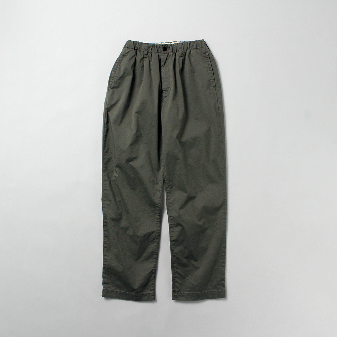 FOB FACTORY / F0549 Pantalon facile en sergé extensible