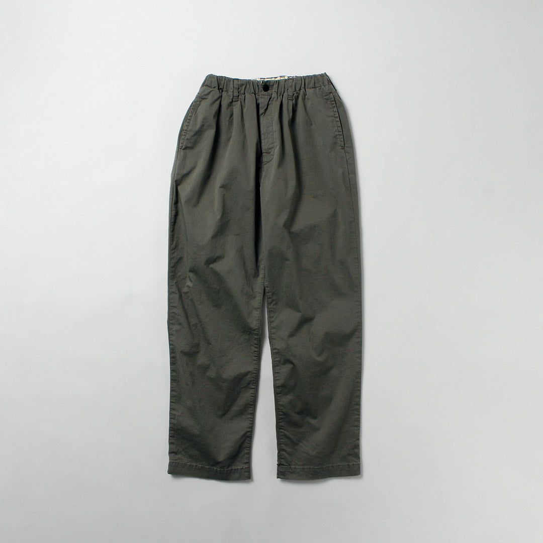 FOB FACTORY / F0549 Pantalon facile en sergé extensible