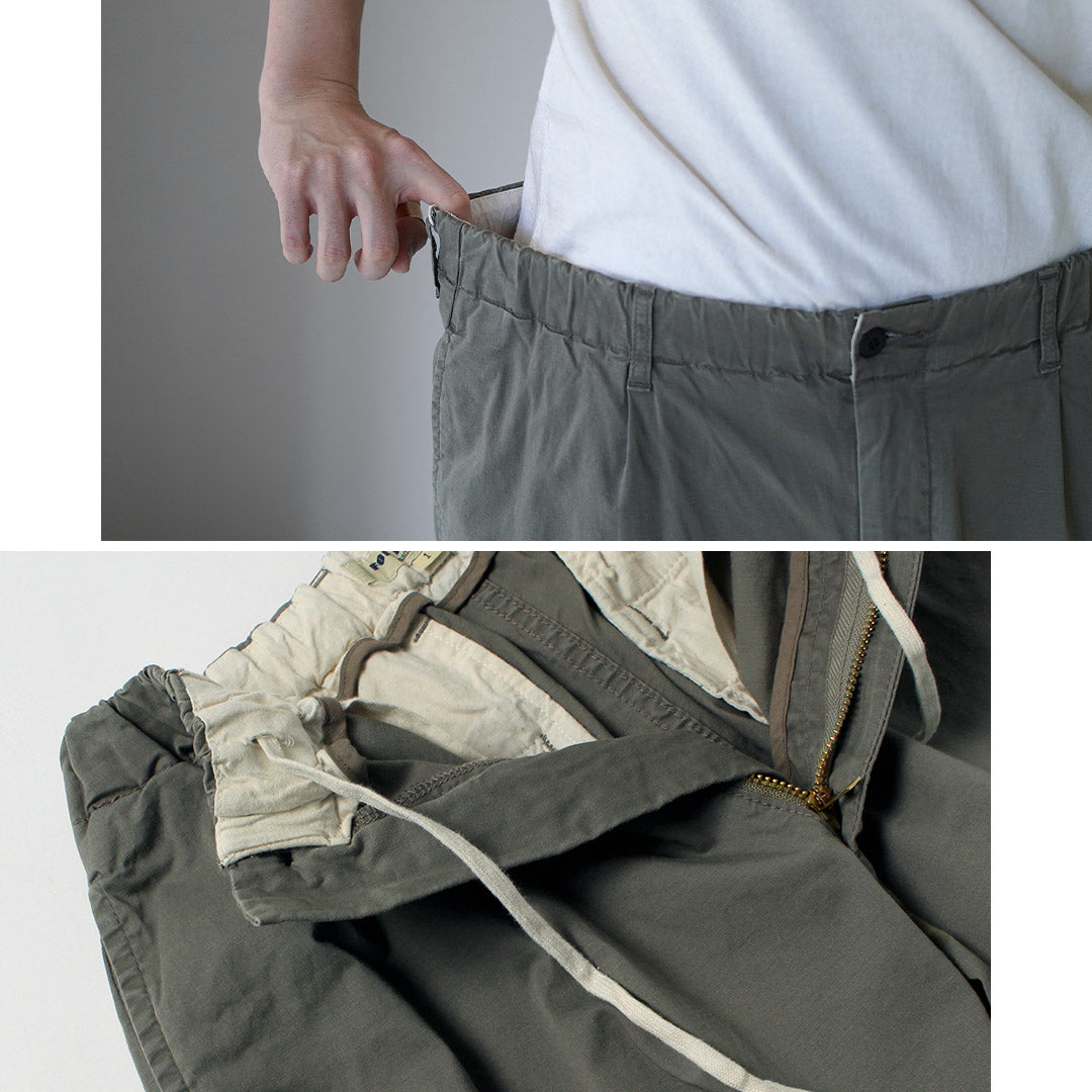 FOB FACTORY / F0549 Pantalon facile en sergé extensible