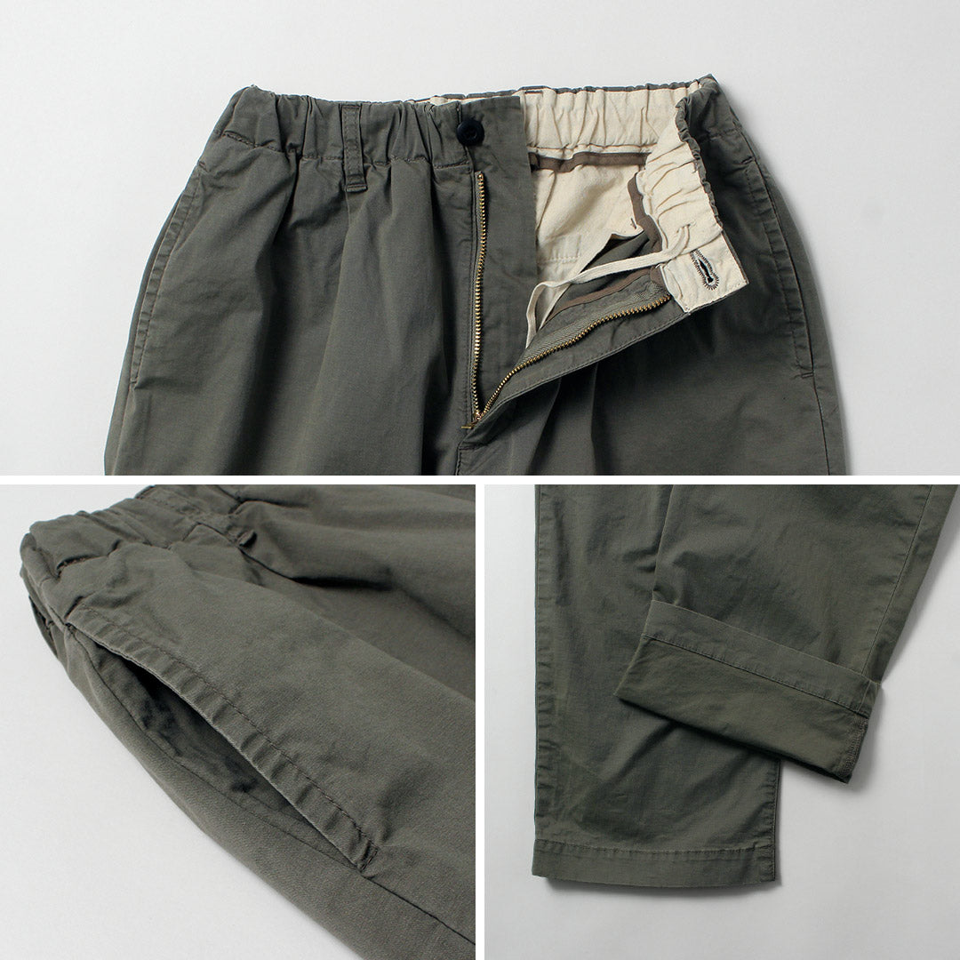 FOB FACTORY / F0549 Pantalon facile en sergé extensible
