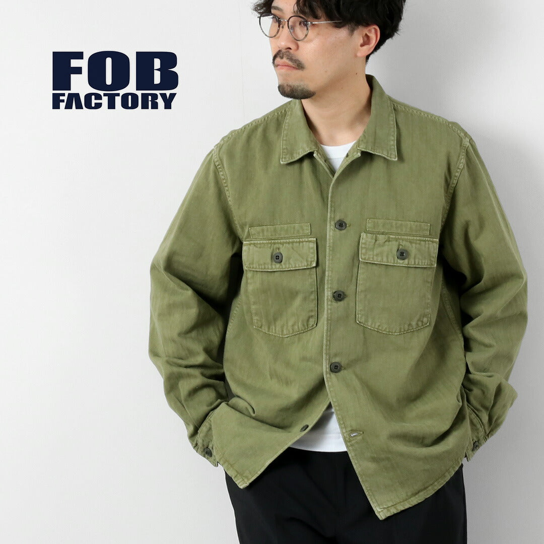FOB FACTORY / F2461 HBT Fatigue Jacket