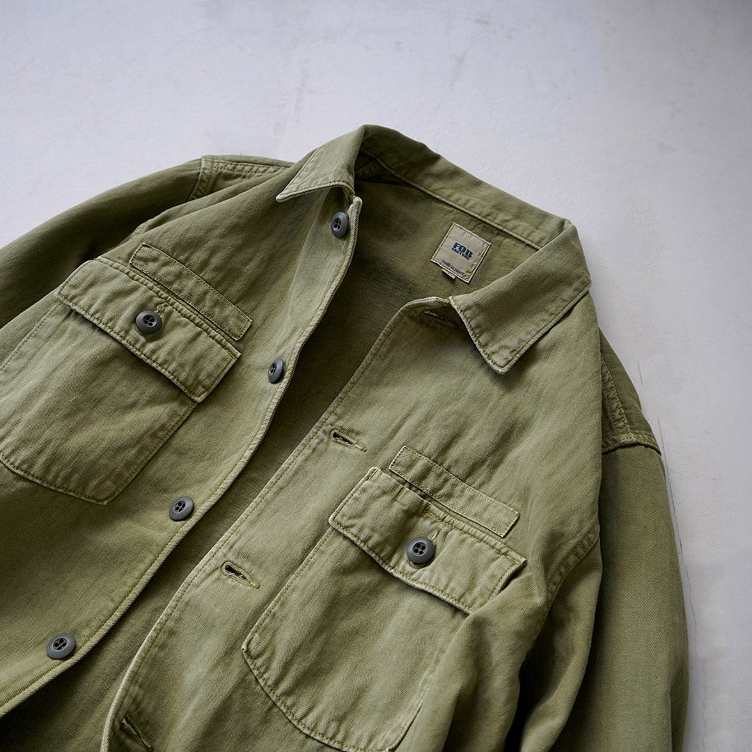 FOB FACTORY / F2461 HBT Fatigue Jacket