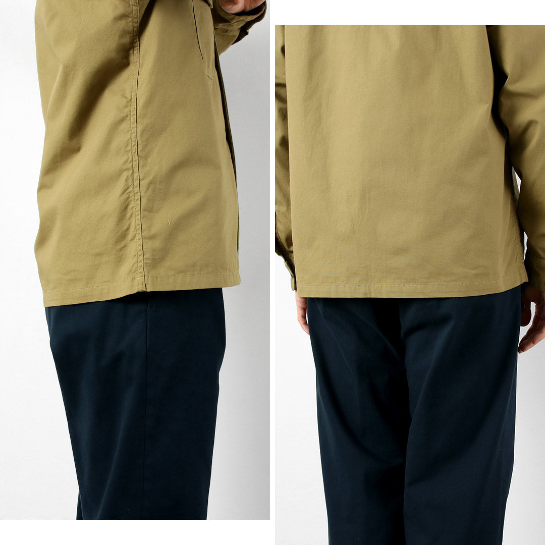 FOB FACTORY / F3515 Camisa Batwing De Popelina Con Cuello Abierto