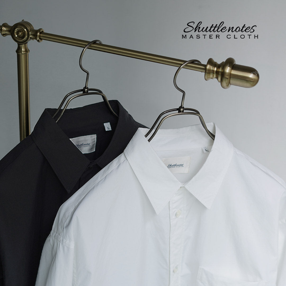 SHUTTLE NOTES / High-Density Poplin Regular Collar Shirt