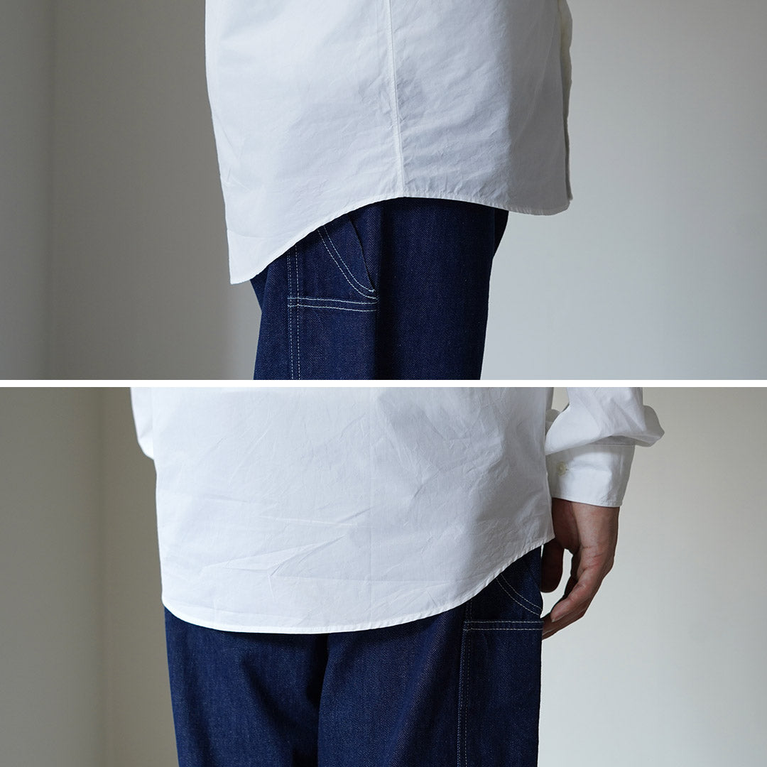 SHUTTLE NOTES / High-Density Poplin Regular Collar Shirt