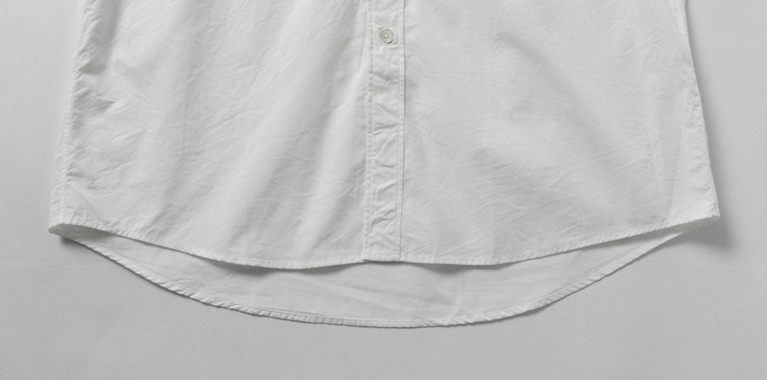 SHUTTLE NOTES / High-Density Poplin Regular Collar Shirt