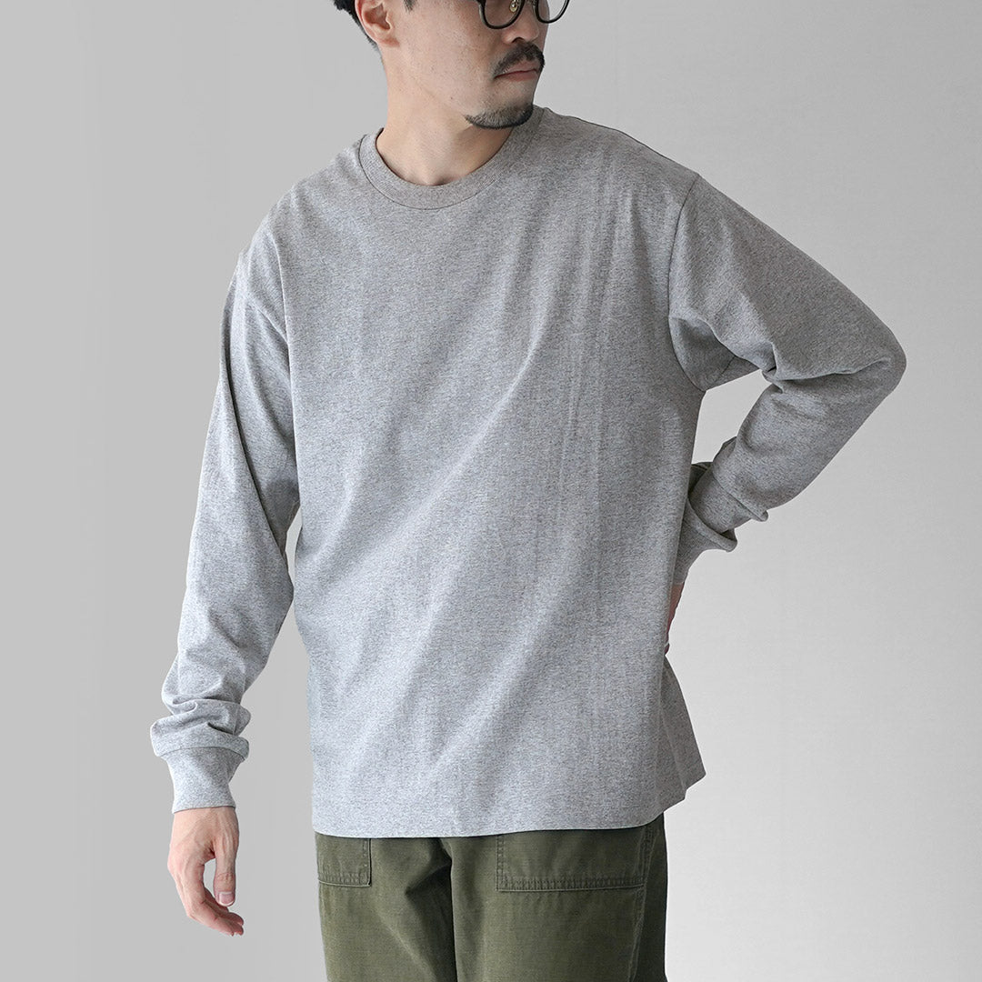 COTTON RESEARCH CLUB / 6.6 oz Long-Sleeved Tubular T-shirt