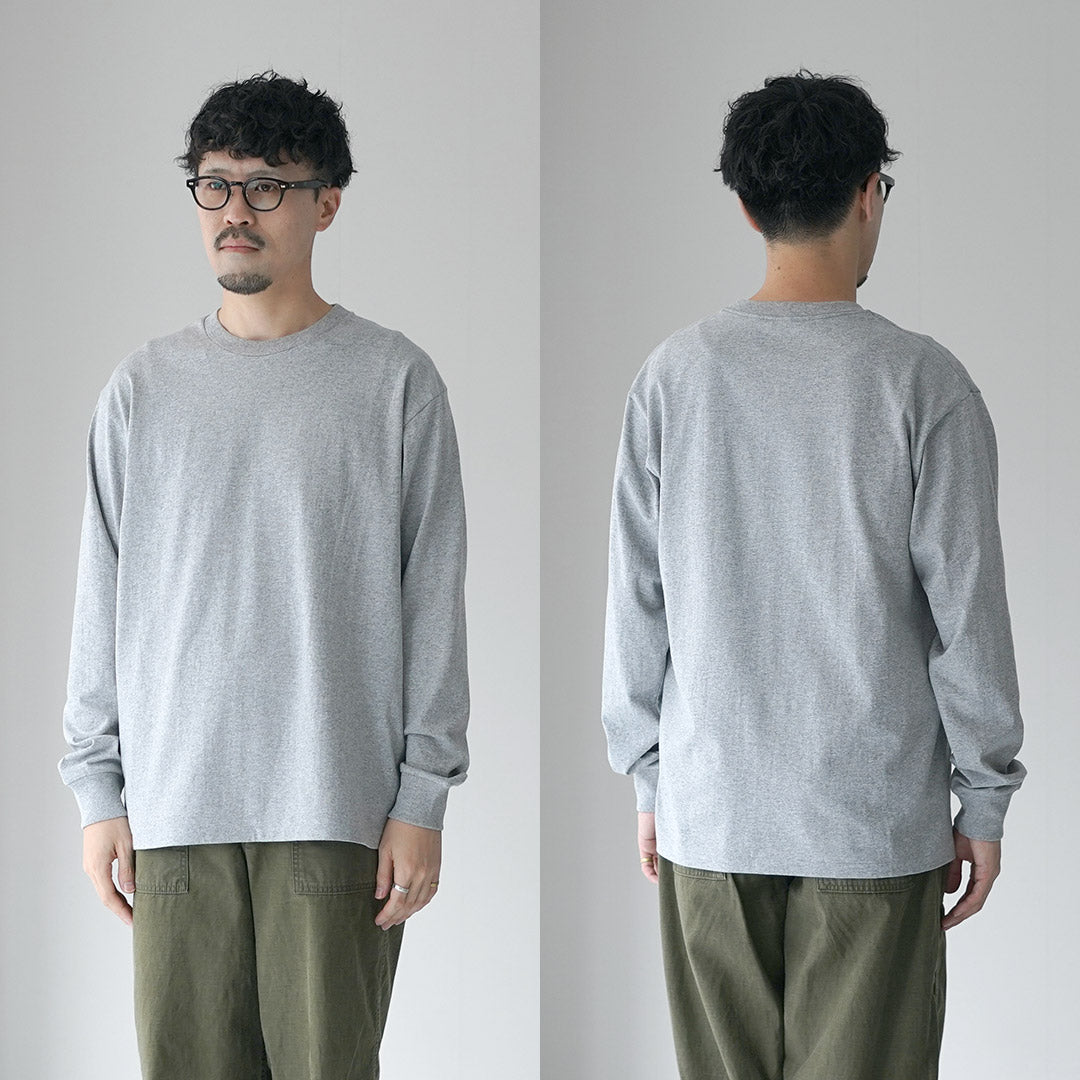 COTTON RESEARCH CLUB / 6.6 oz Long-Sleeved Tubular T-shirt