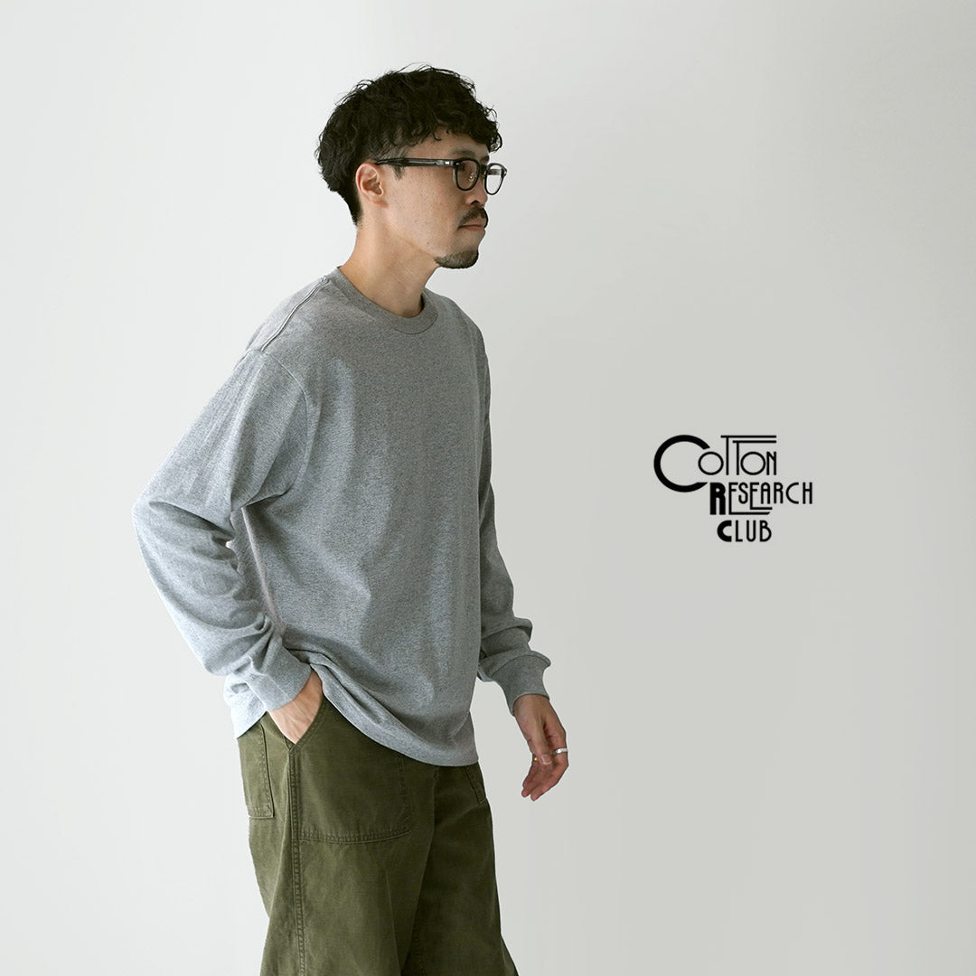 COTTON RESEARCH CLUB / 6.6 oz Long-Sleeved Tubular T-shirt