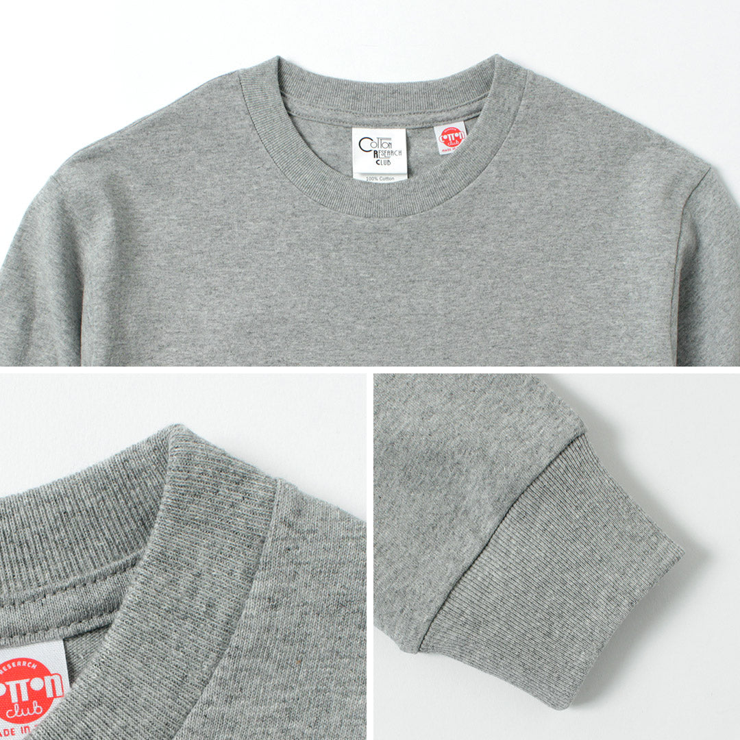 CLUB DE RECHERCHE EN COTON / T-shirt tubulaire à manches longues de 6,6 oz