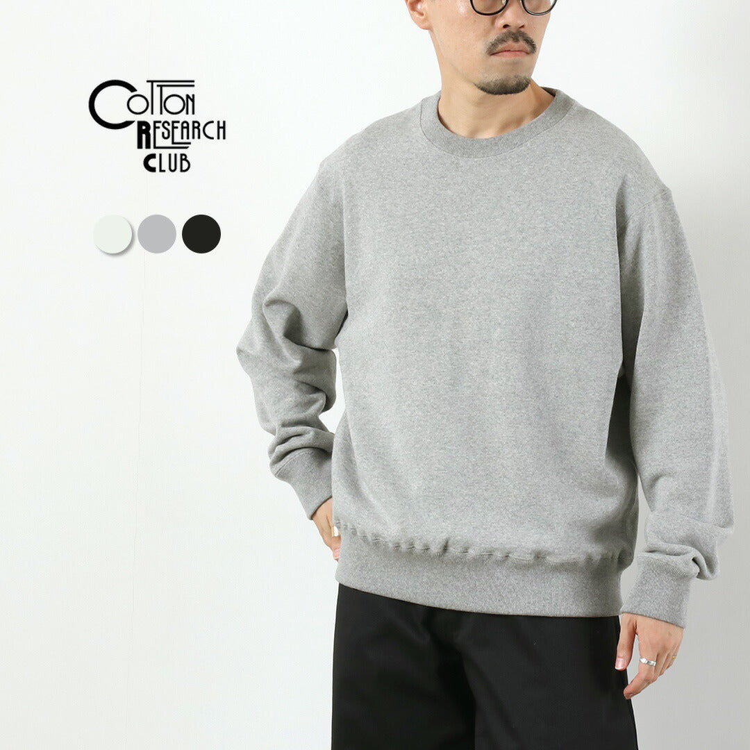 COTTON RESEARCH CLUB / 14 oz. Loopwheel Terry Crewneck Sweatshirt