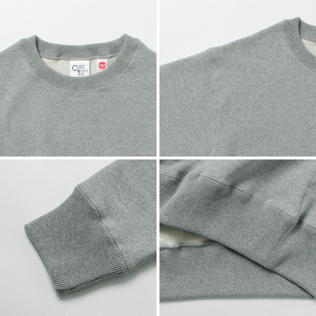 COTTON RESEARCH CLUB / 14 oz. Loopwheel Terry Crewneck Sweatshirt