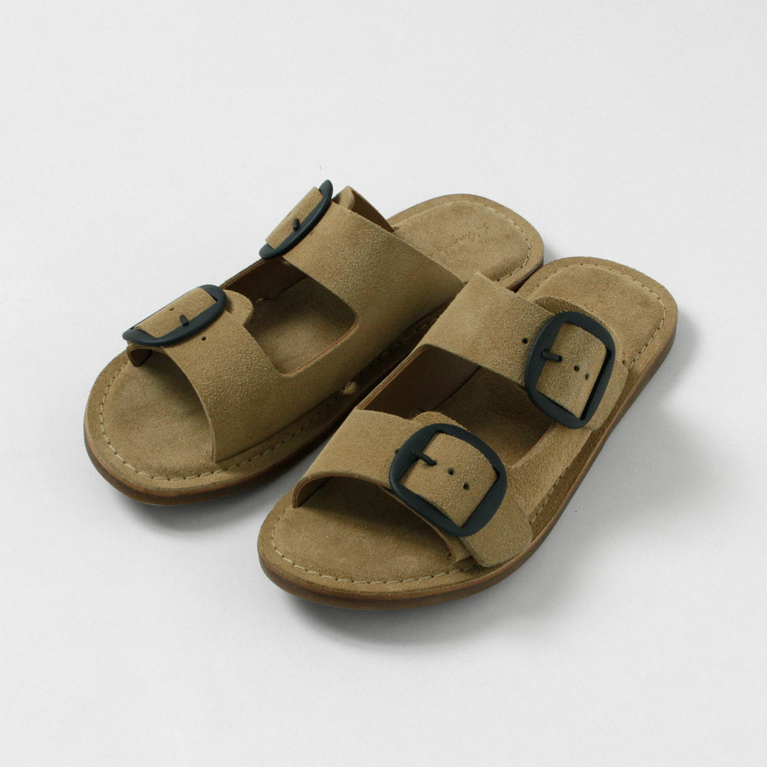 L'ANGOLO DEL CUOIO / Double Buckle Leather Sandals
