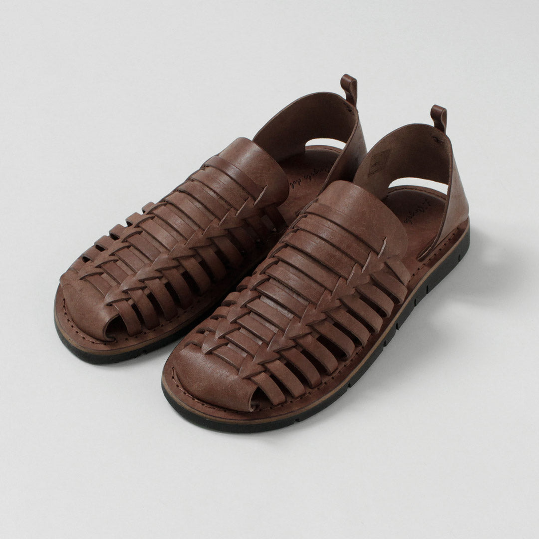 L'ANGOLO DEL CUOIO / Intrecciato Leather Sandals