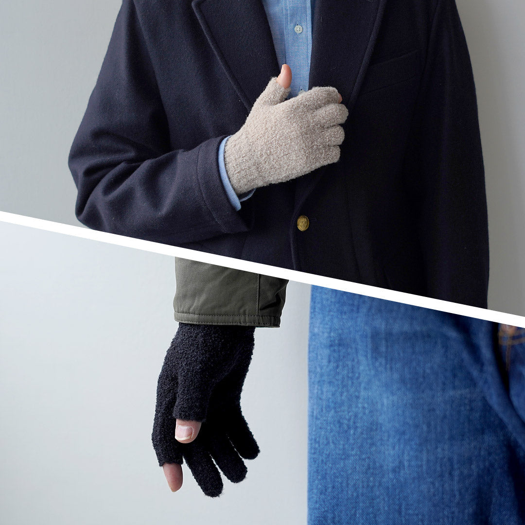 DECKA 优质袜子/特别订购羊驼毛扳机手指手套 SHOWATABE