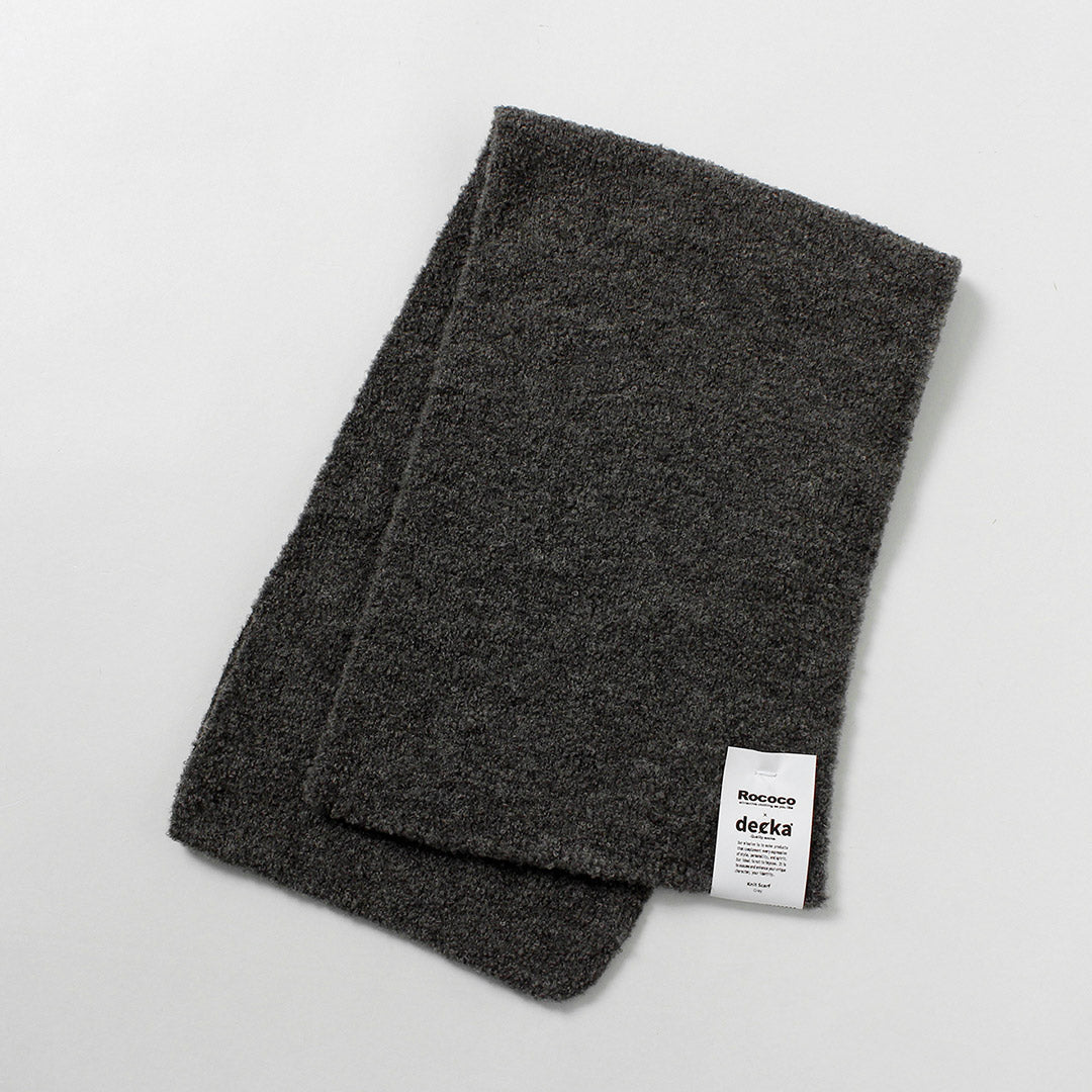 DECKA QUALITY SOCKS / 特别订购羊驼毛针织围巾 SHOWATABE