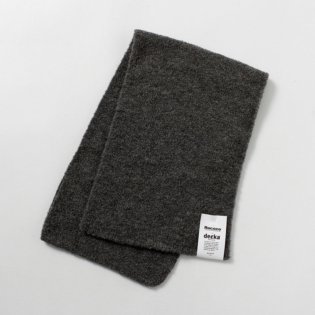 DECKA QUALITY SOCKS / 特别订购羊驼毛针织围巾 SHOWATABE