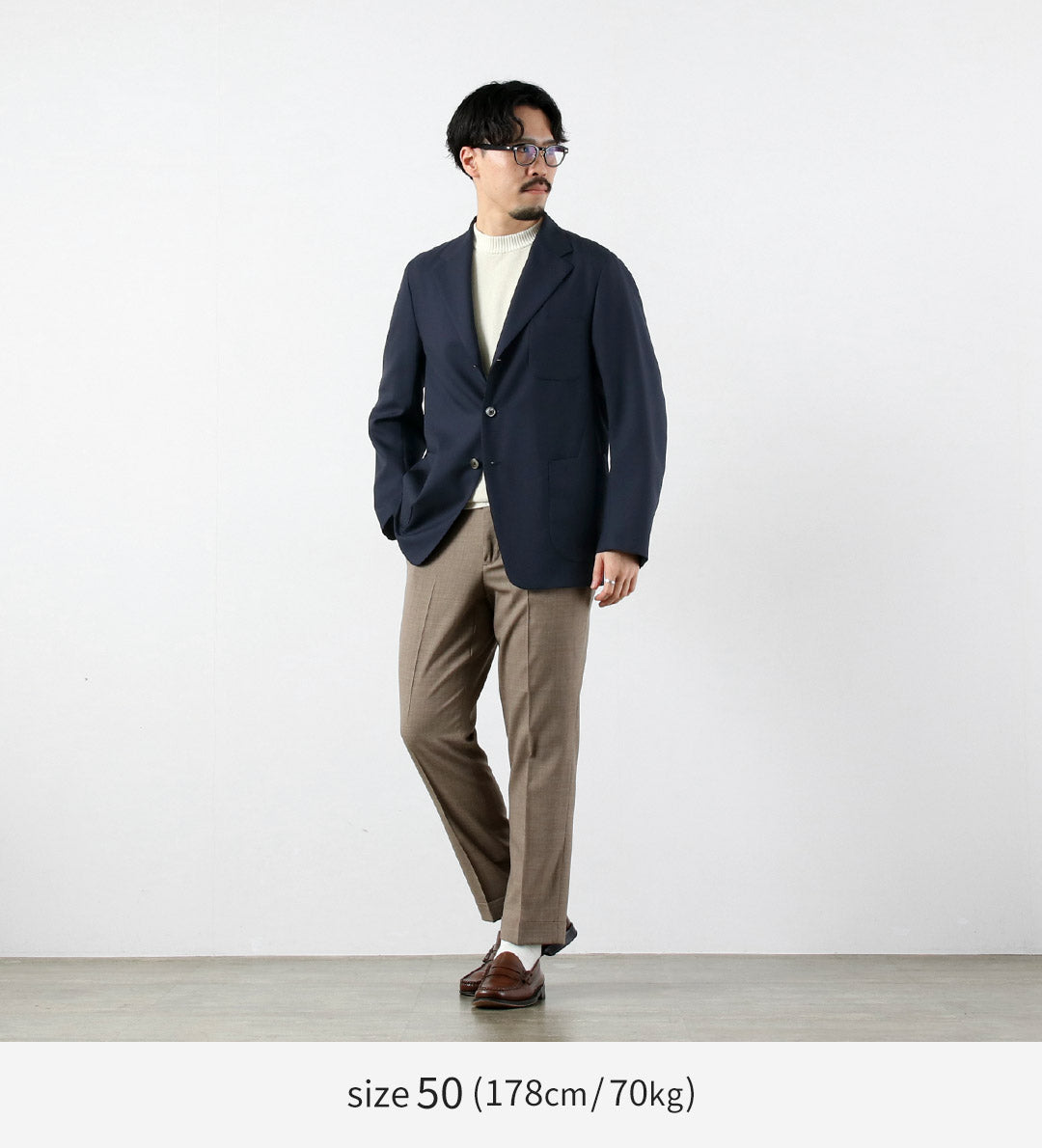 D.C.WHITE / 서머 울 언스트럭처드 재킷