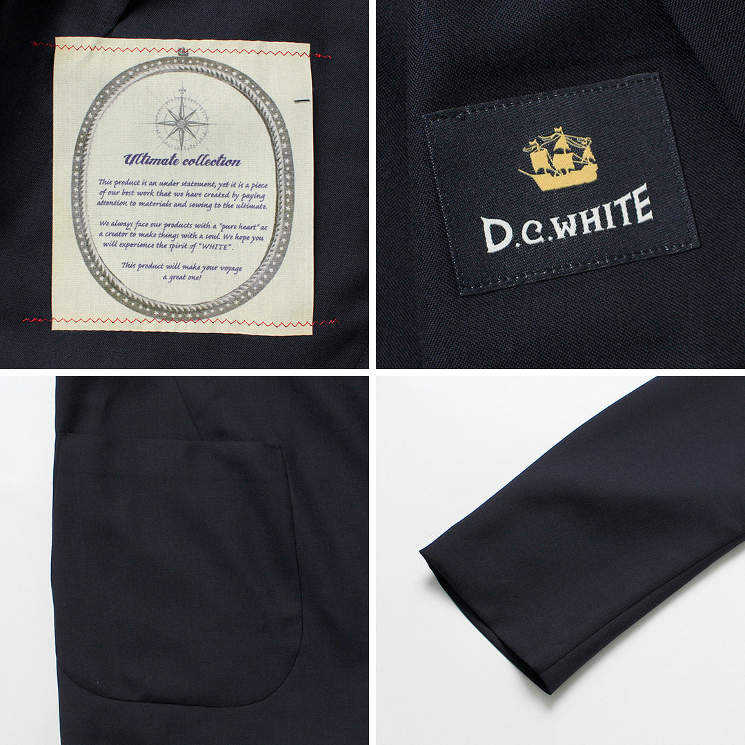 D.C.WHITE / 서머 울 언스트럭처드 재킷