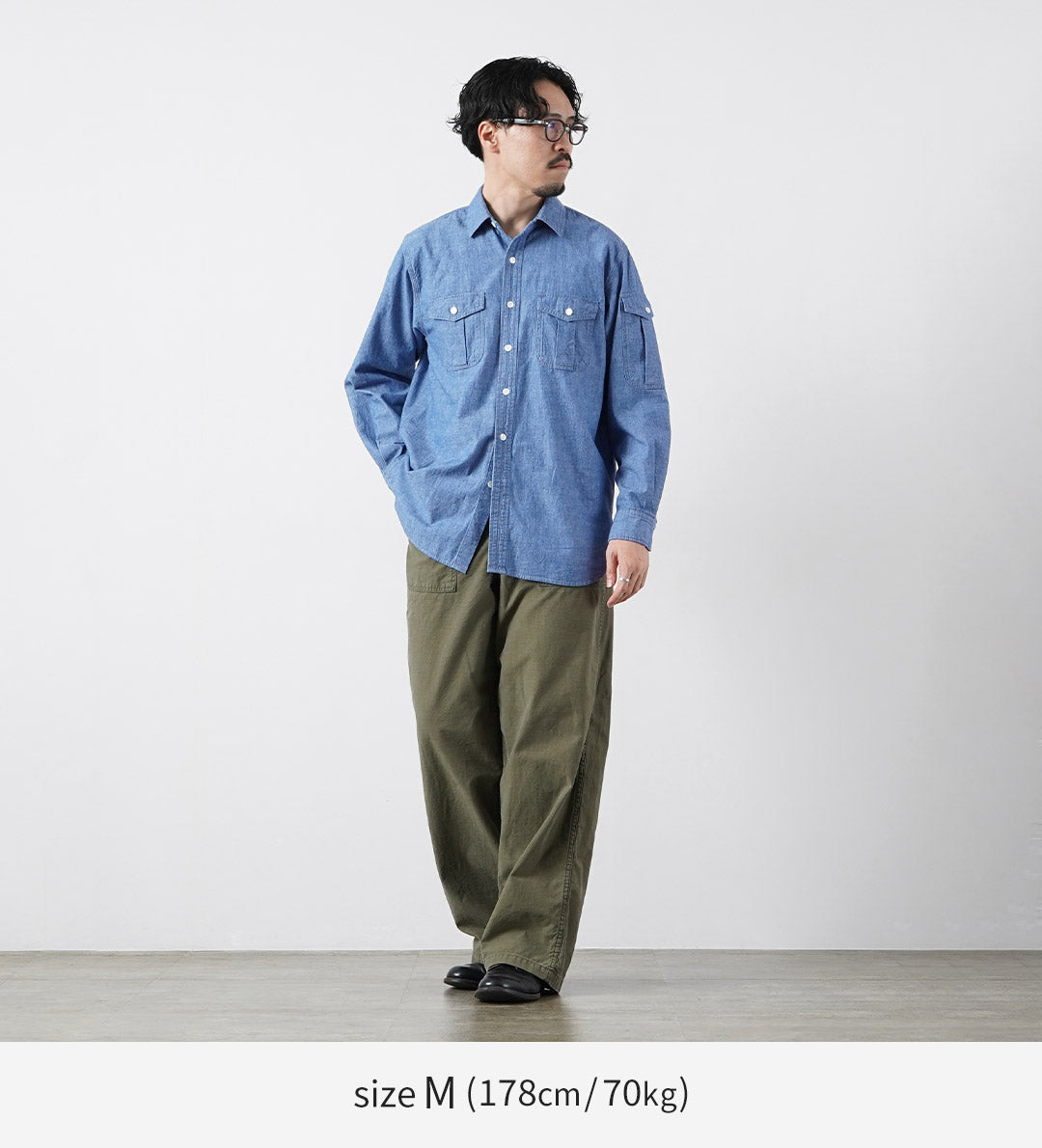 D.C.WHITE / Winch 工作衬衫