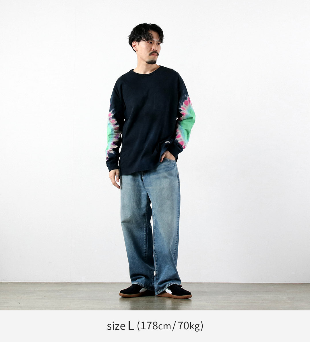 ILL ONE EIGHTY / Tie-Dye Long Sleeve T-Shirt