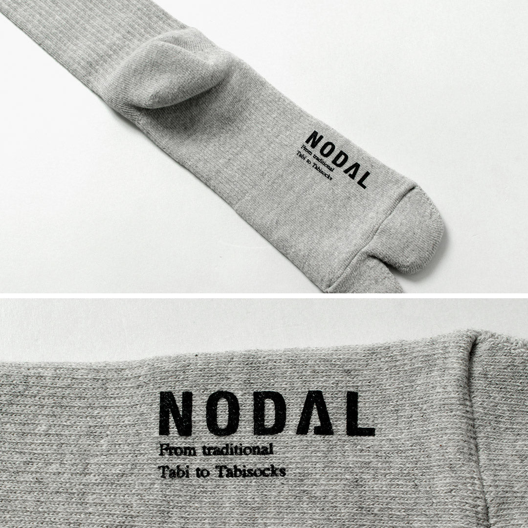 NODAL / Raffy Heather Cotton 3-Pack Crew Socks