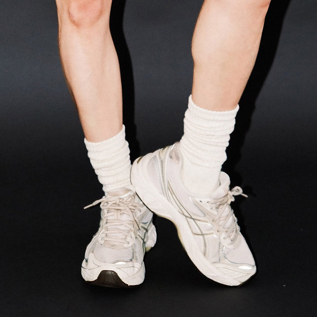NODAL / Raffy Heather Cotton 3-Pack Crew Socks