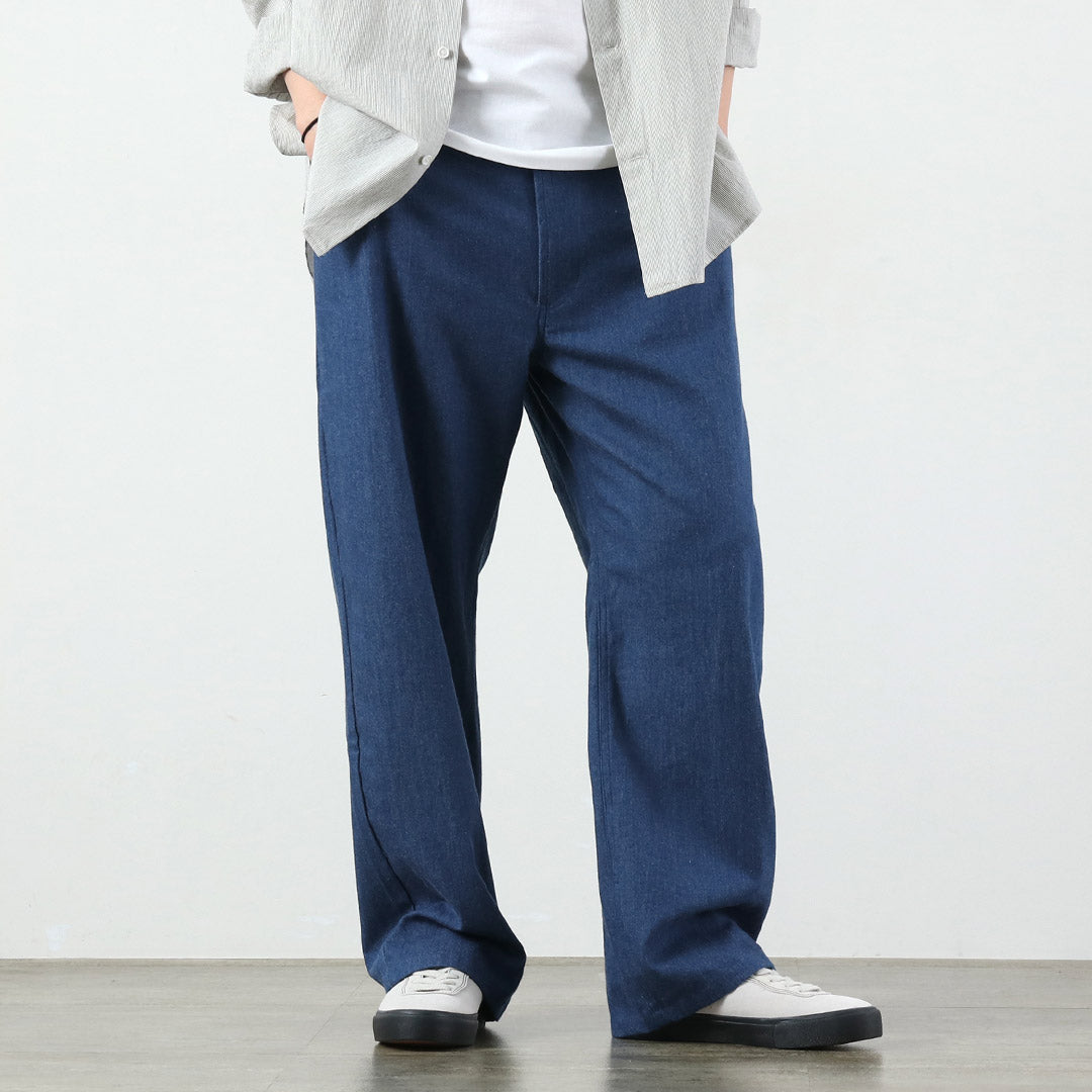 BASISBROEK / Albion 8oz 牛仔半寬休閒褲