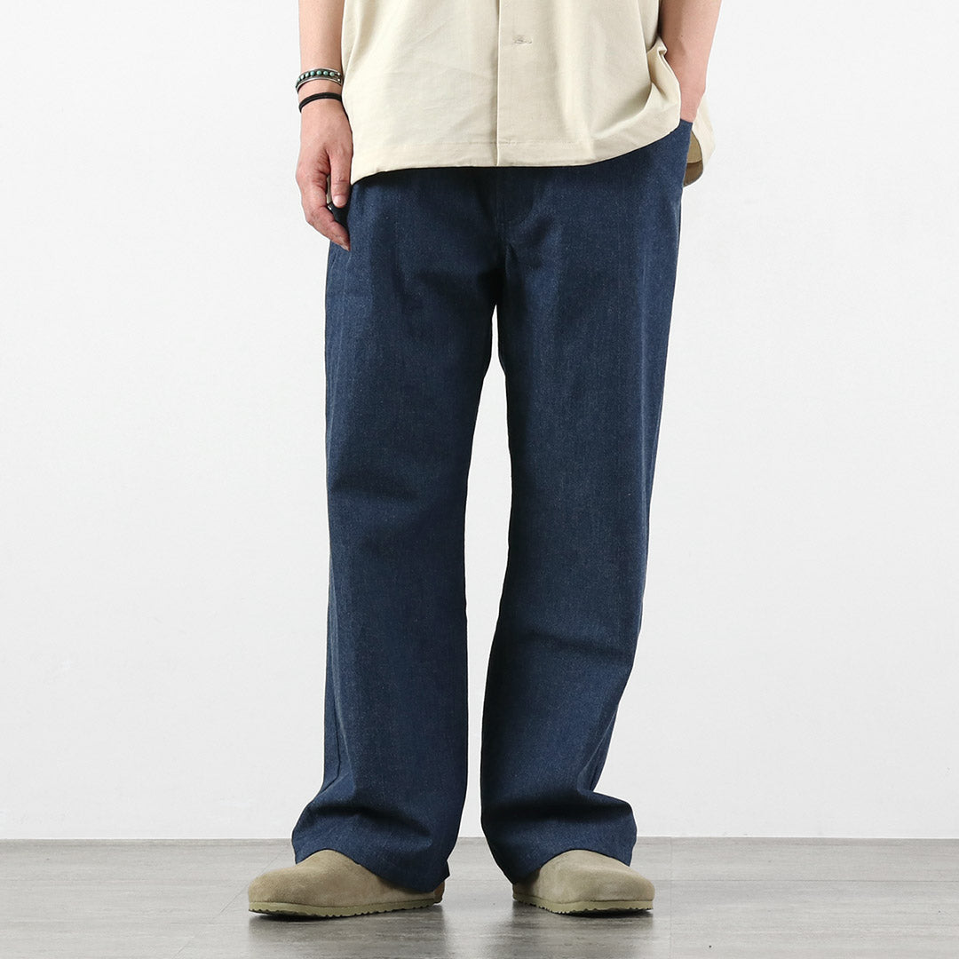 BASISBROEK / Albion 8oz 牛仔半寬休閒褲