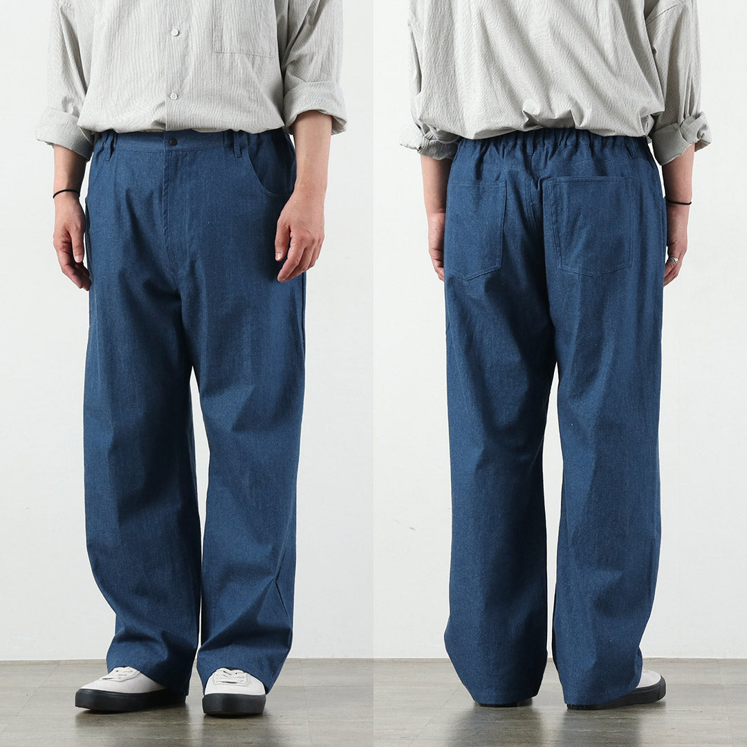 BASISBROEK / Albion 8oz 牛仔半寬休閒褲