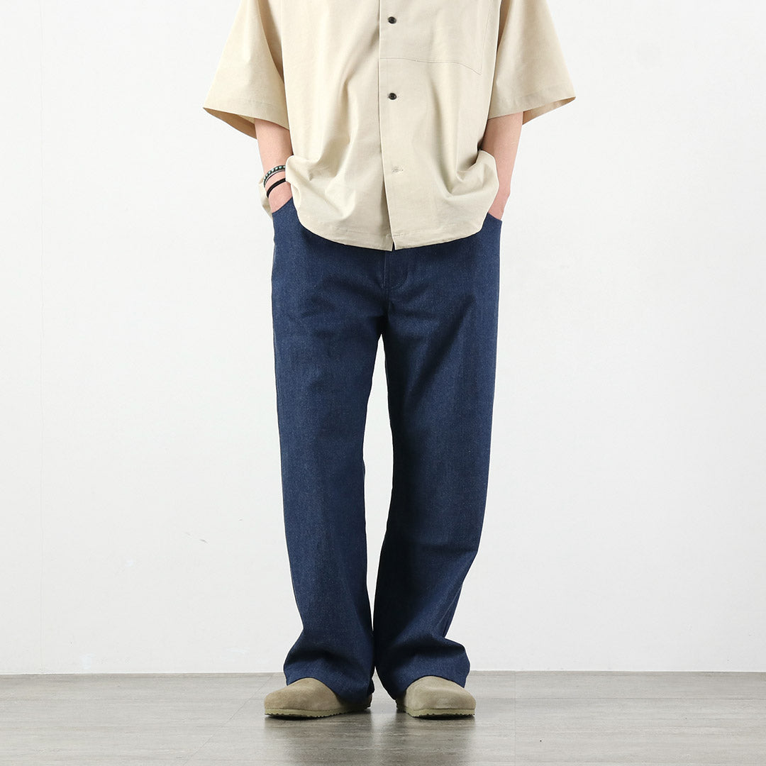 BASISBROEK / Albion 8oz 牛仔半寬休閒褲