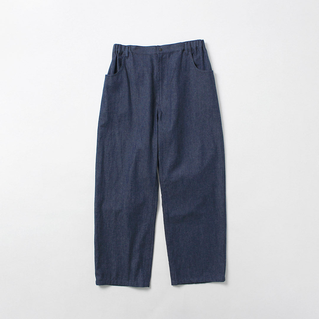 BASISBROEK / Albion 8oz 牛仔半寬休閒褲