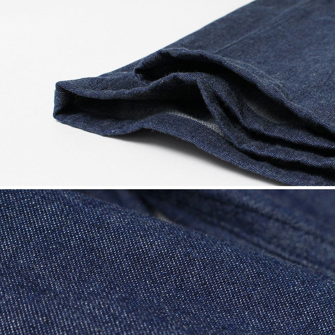 BASISBROEK / Albion 8oz 牛仔半寬休閒褲