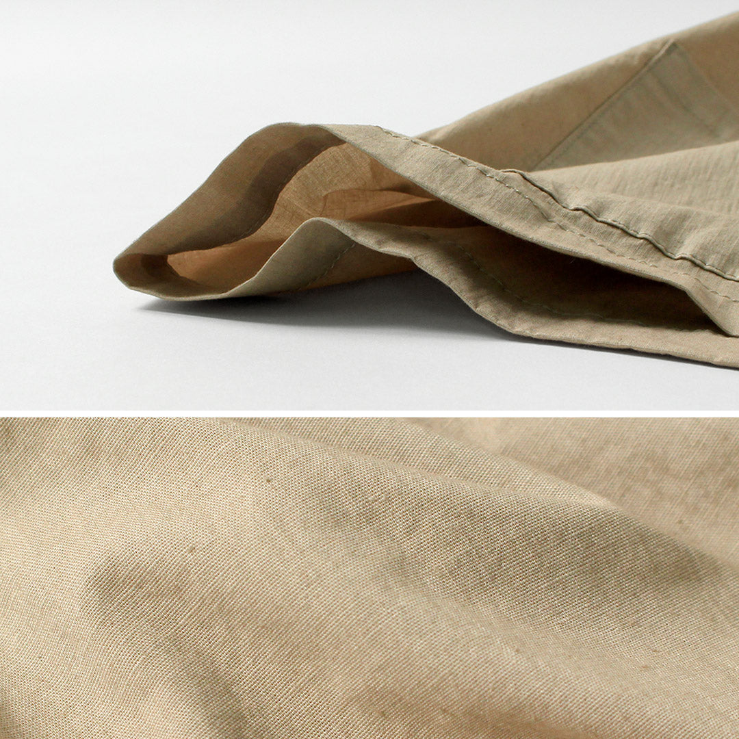 BASISBROEK / 风琴棉亚麻衬衫夹克