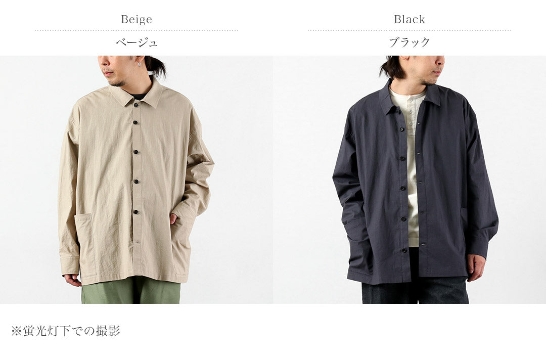 BASISBROEK / 风琴棉亚麻衬衫夹克