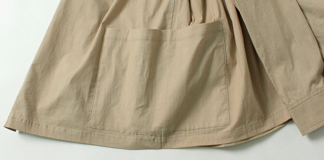 BASISBROEK / 风琴棉亚麻衬衫夹克