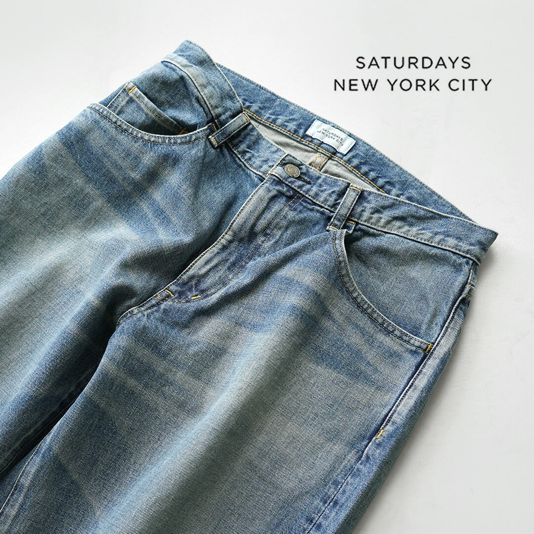 SATURDAYS NYC / Takeru Relaxed Denim Wide Straight Pants