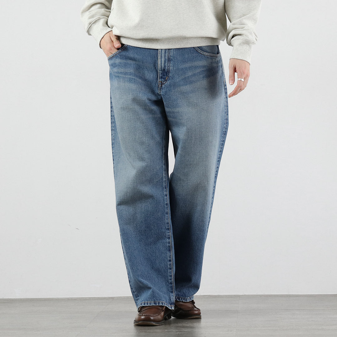 SATURDAYS NYC / Takeru Relaxed Denim Wide Straight Pants