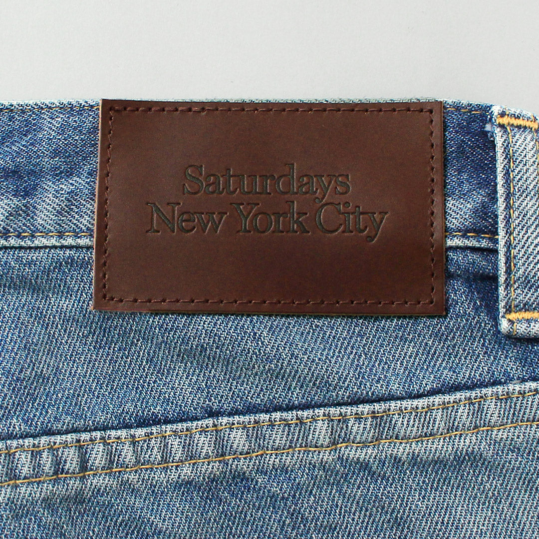 SATURDAYS NYC / Takeru Relaxed Denim Wide Straight Pants