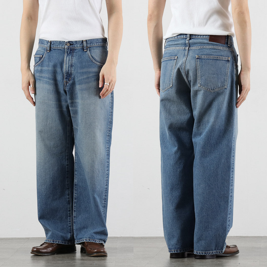SATURDAYS NYC / Takeru Relaxed Denim Wide Straight Pants